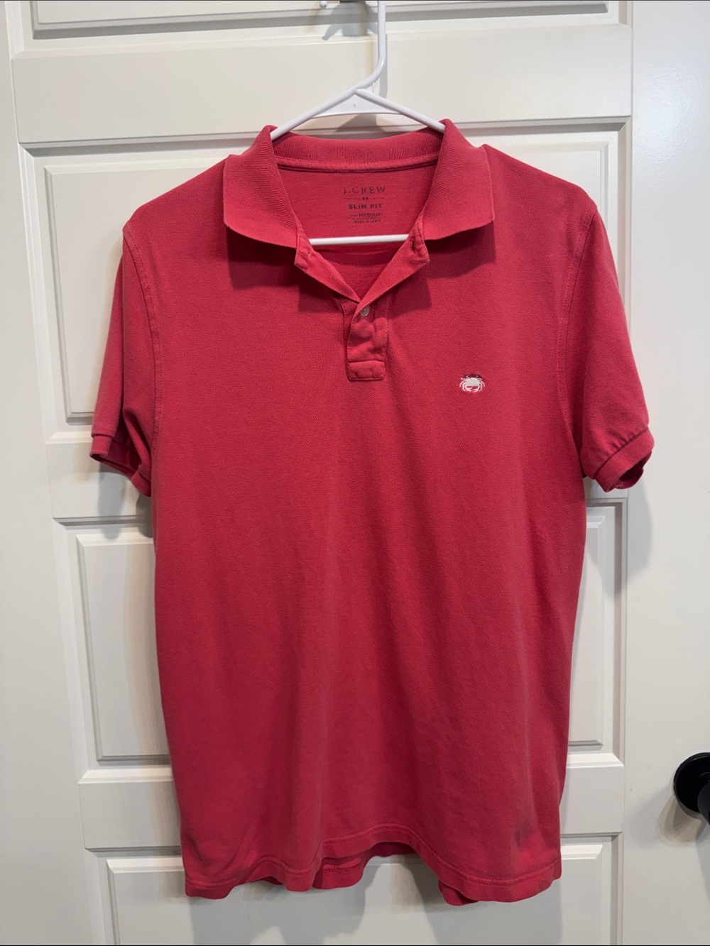 J. Crew Men’s Coral Red Polo Shirt